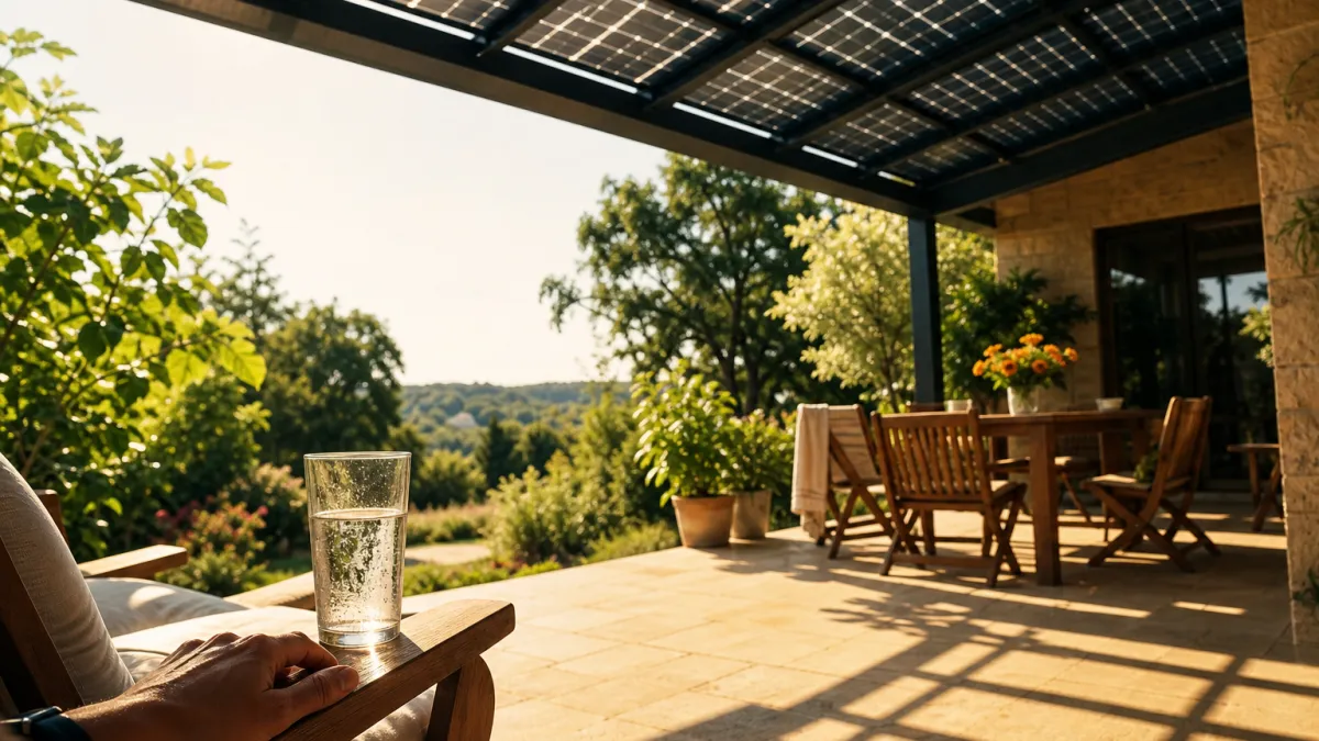 Auvent solaire photovoltaïque : prix, pose et aides en 2026
