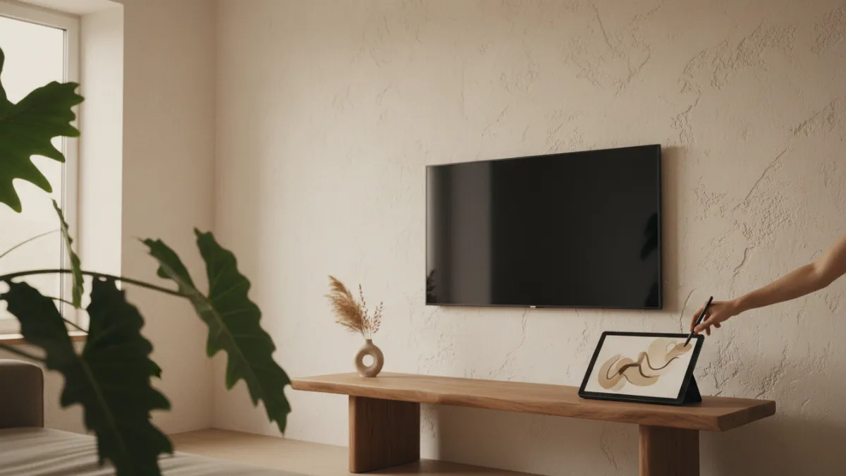 Déco mur TV salon : 15 idées et tendances pour 2026