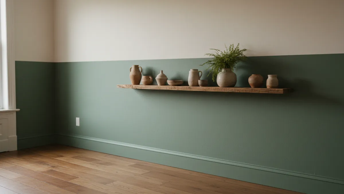 Peinture salon deux tons : idées et tendances pour 2026