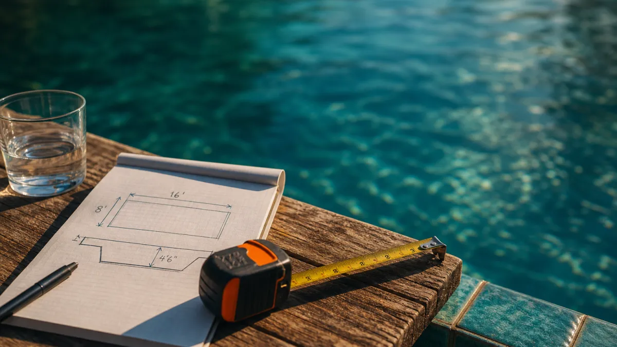 Calcul du volume d'une piscine : formules et outils pratiques