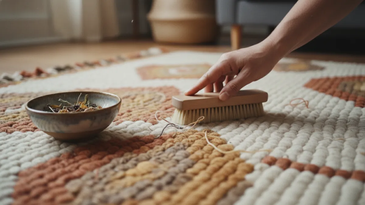 Comment nettoyer un tapis de salon sans l'abîmer ?